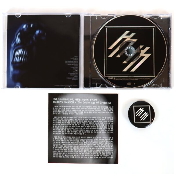 IMG_6953 Marilyn Manson - The Golden Age Of Grotesque Album + Pin CD Korea