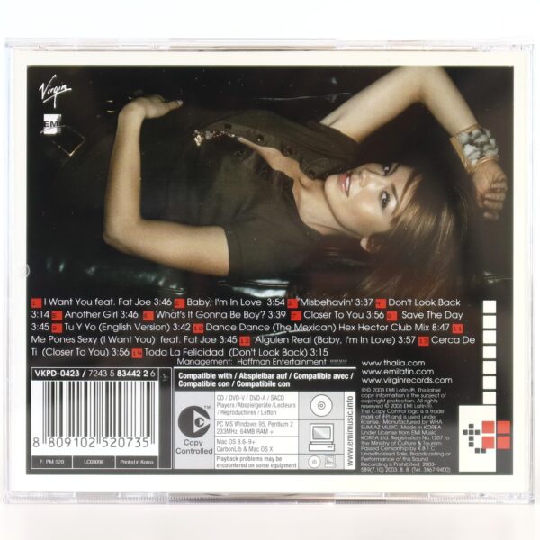 Thalia - Thalia Korean Album CD Korea
