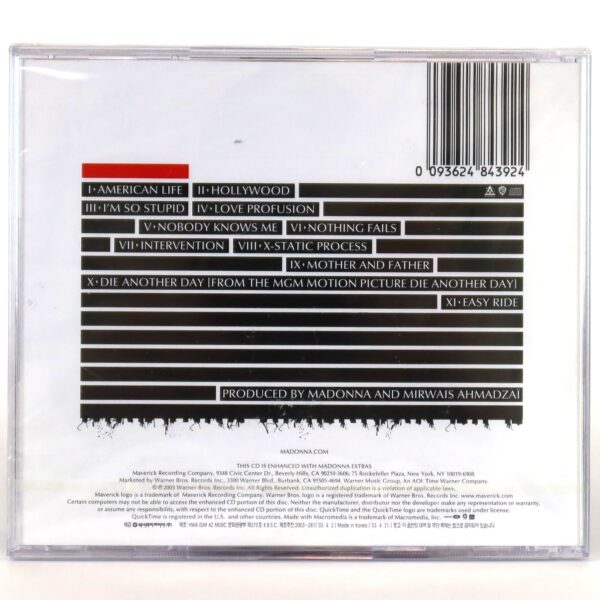 Madonna - American Life Korean Sealed Album CD Korea