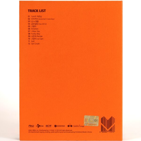 IMG_7288 Mamamoo - Melting Album CD No Photocard K-Pop 2016