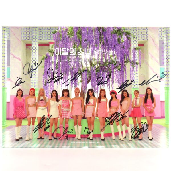 Loona - Flip That [D Ver.] 5th Mini Album Signed Autographed CD Promo 2022
