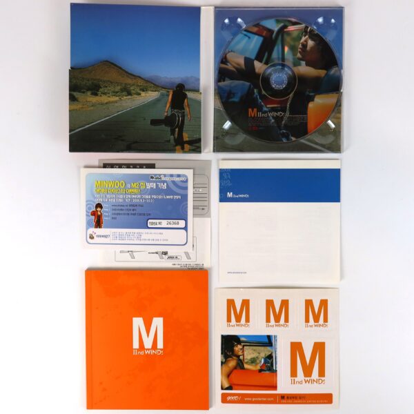 IMG_7545 M - Winds 2nd Album CD + Stickers K-Pop 2005 Lee Min Woo Shinhwa