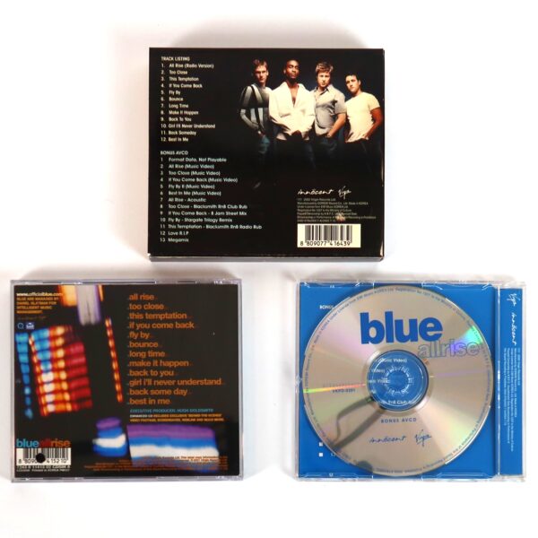 Blue - All Rise Special Asian Edition Korean Album CD + VCD Bundle Korea