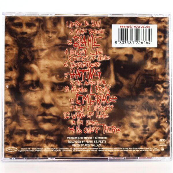 Korn - Untouchables Korean Album CD + Stickers Korea