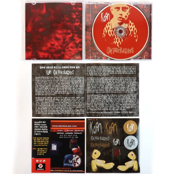 Korn - Untouchables Korean Album CD + Stickers Korea