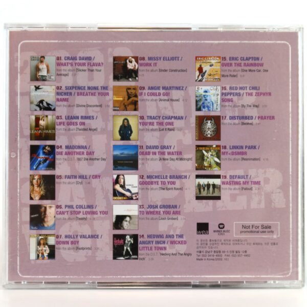 2002 Warner Music Sampler Vol. 3 CD Album Korea Leann Rimes Craig David