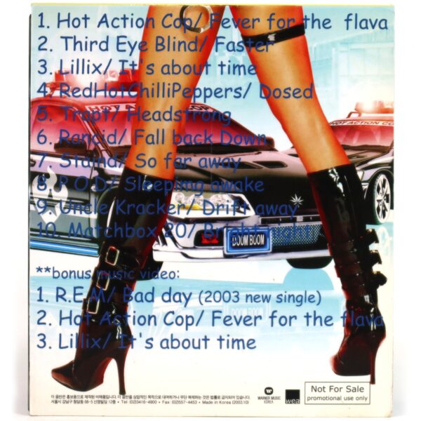 Hot Action Cop Cover Warner Music Rock 2003 Sampler CD Lillix Mini Poster