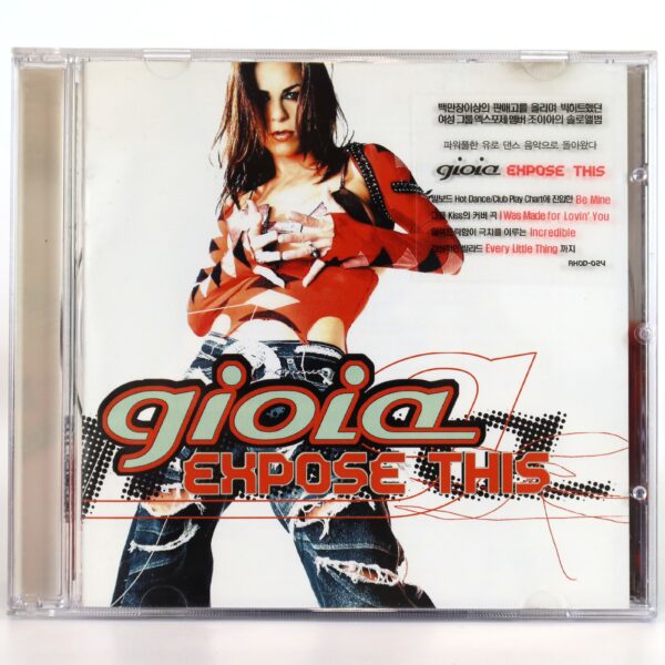 Gioia - Expose This Korean Album CD Korea Insert