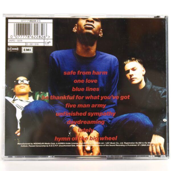Massive Attack - Blue Lines Korean Album CD Korea