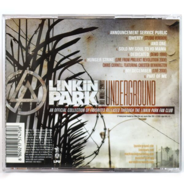 Linkin Park - Songs From The Underground Korean Album CD Korea Poster