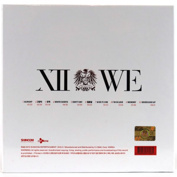 Shinhwa - We 12th Album Sealed CD XII 2015 K-Pop