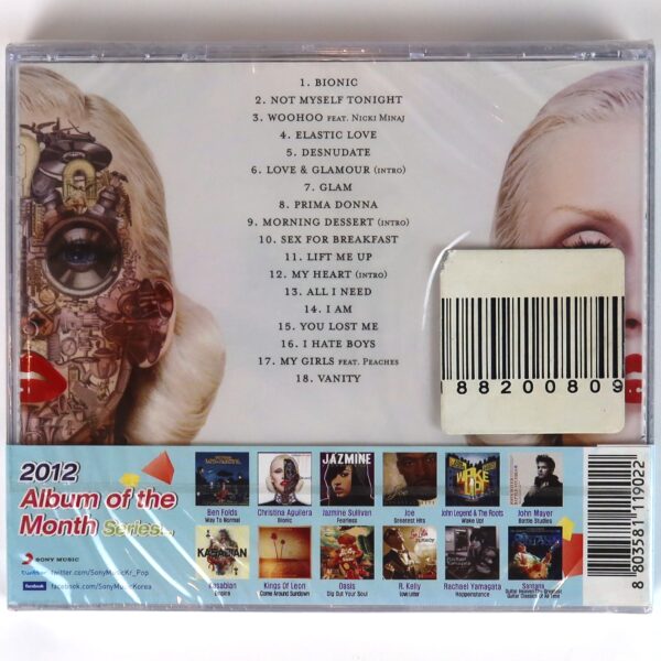 Christina Aguilera - Bionic Album Korean Sealed CD Korea 2
