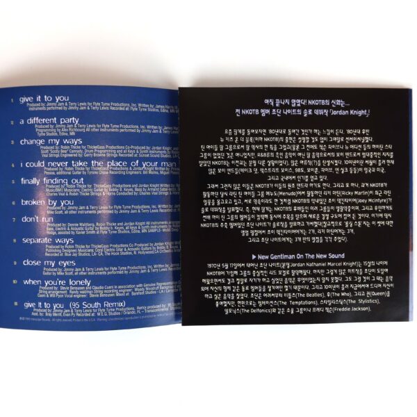 Jordan Knight - Jordan Knight Korean Album CD Promo Korea