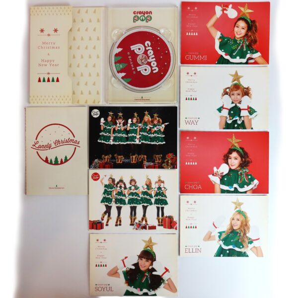 Crayon Pop - Lonely Christmas Single Album Signed CD 2013