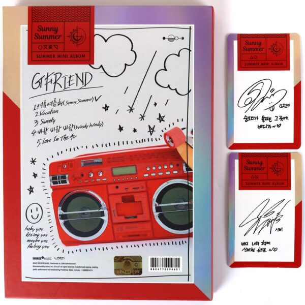 GFriend - Sunny Summer [Sunny Ver.] Mini Album CD + 2 Photocards 2018