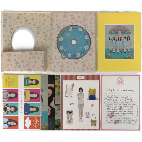 GFriend - LOL [Lots of Love Ver.] 1st Album CD Eunha + Umji Photocard 2016