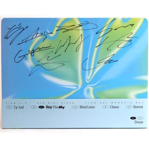 Fromis 9 - From Our Memento Box 5th Mini Album Signed Promo CD 2022
