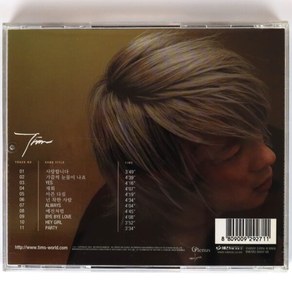 Tim - The First Album CD K-Pop 2003