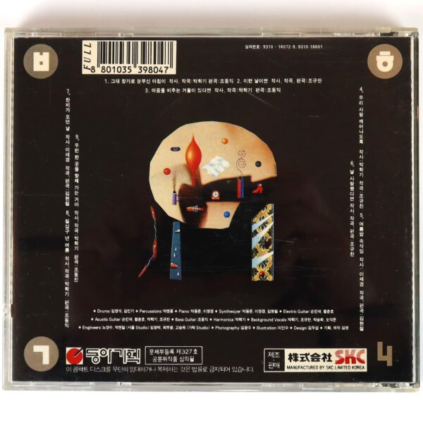 Park Hak Gi - 4th Album CD 90s K-Pop K-Rock 1993