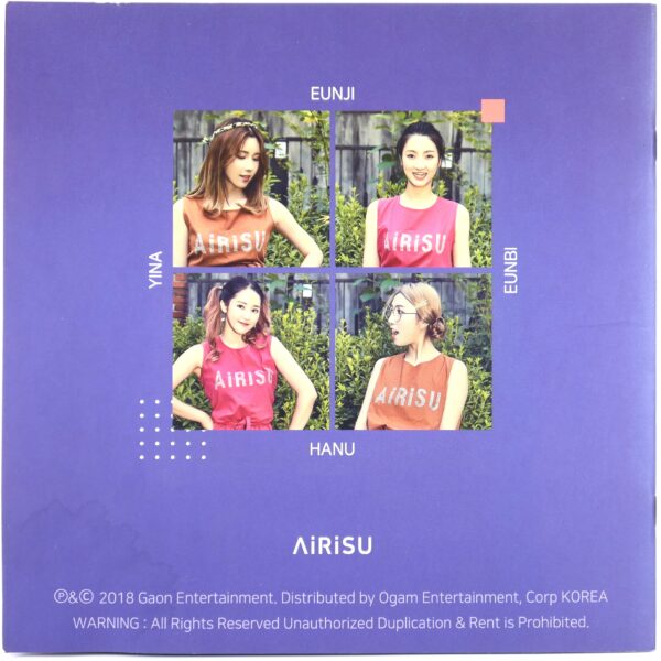 Airisu - Oppa Signed Autographed Single Album CD Promo K-Pop 2018 1