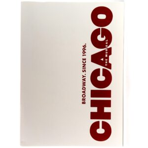 IMG_8849 Chicago The Musical Korean Version Program Book White Korea SNSD Tiffany
