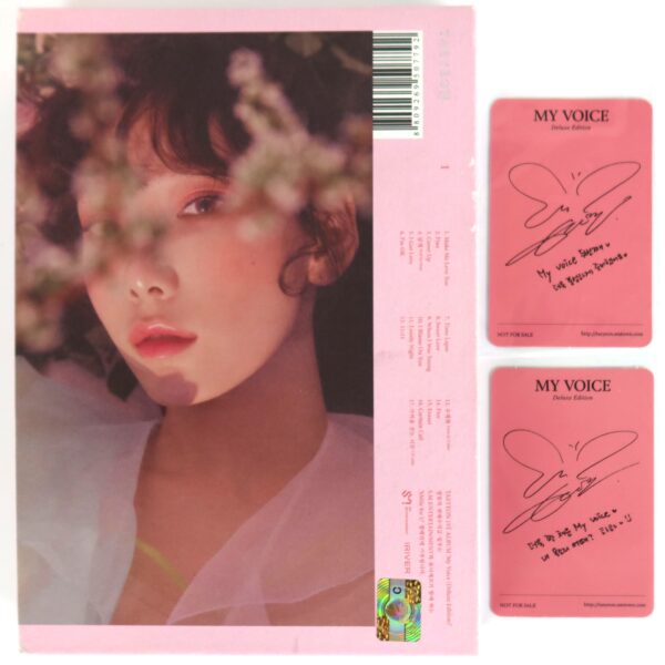 Taeyeon - My Voice [Deluxe Blossom Ver.] Album CD + 2 Photocards 2017