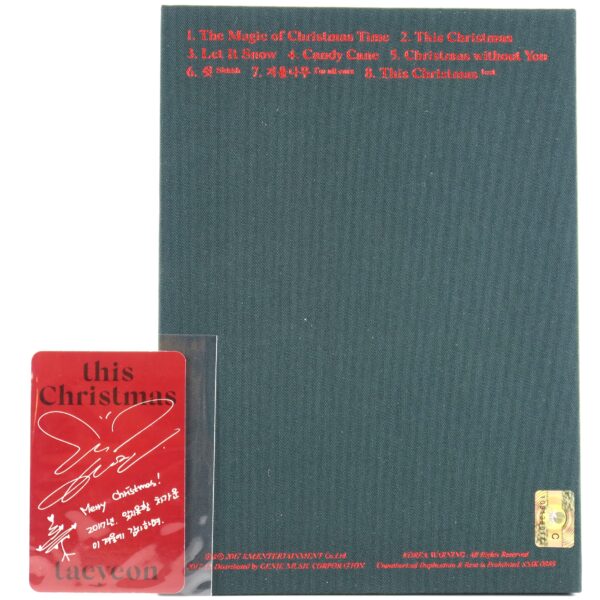 IMG_8957 Taeyeon - This Christmas Winter Is Coming Album CD + Photocard 2017