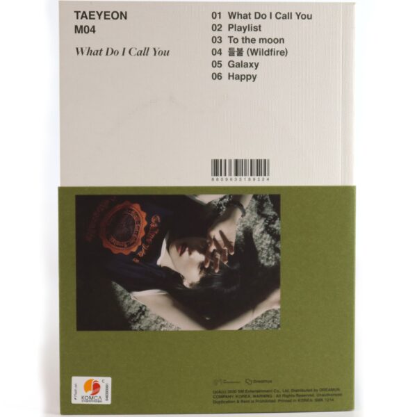 Taeyeon - What Do I Call You [My Daisy Ver.] 4th Mini Album CD + Postcard 2020