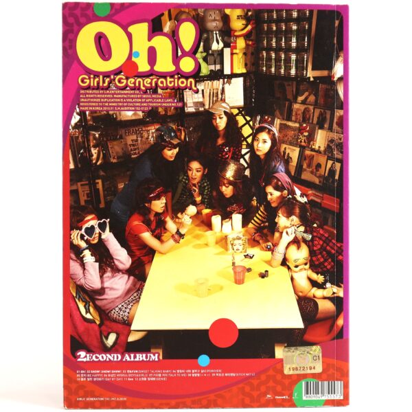 IMG_8984 Girls' Generation - Oh! 2nd Album CD No Photocard K-Pop 2010