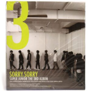 Super Junior - Sorry, Sorry [A Ver.] 3rd Album Sealed CD 2009 K-Pop