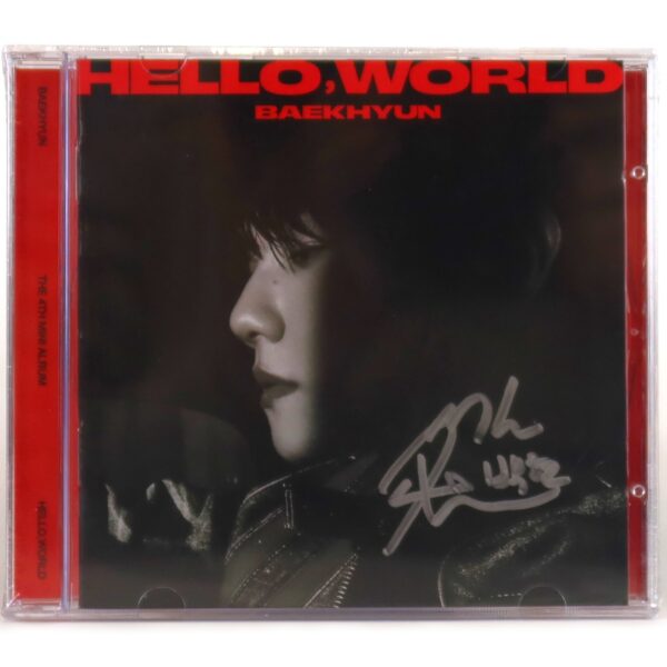 Baekhyun - Hello, World [Jewel / Hello Ver.] 4th Mini Album Signed CD 2024 Exo