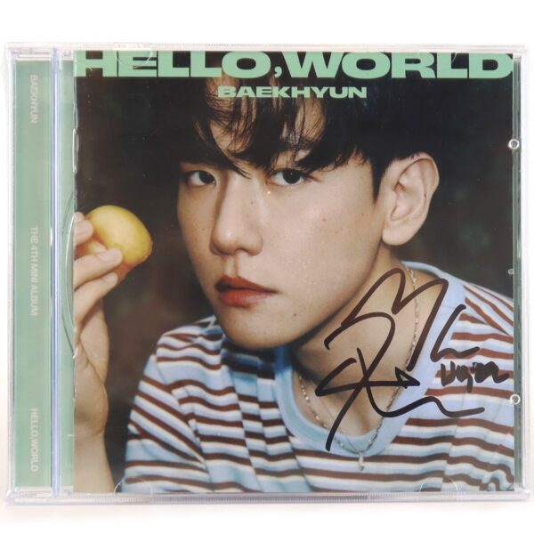 Baekhyun - Hello, World [Jewel / World Ver.] 4th Mini Album Signed CD 2024 Exo
