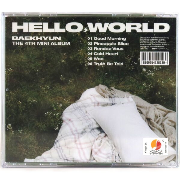 Baekhyun - Hello, World [Jewel / World Ver.] 4th Mini Album Signed CD 2024 Exo