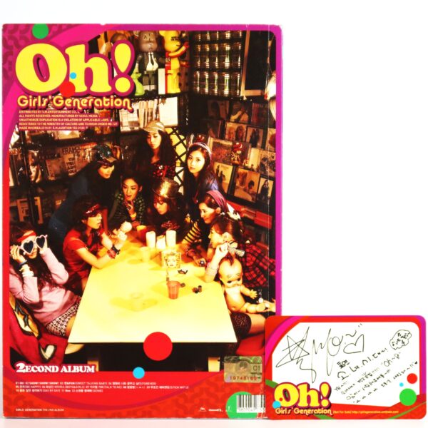 Girls' Generation - Oh! 2nd Album CD Hyoyeon Photocard K-Pop 2010